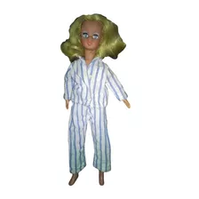 Susi Antiga Roupa Boneca Pijama 2 Peças Exclusiva Anos 60