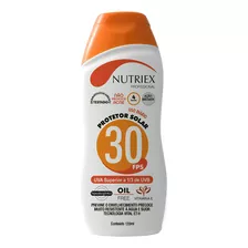 Protetor Bloqueador Solar Nutriex Fps 30 120ml Uva Uvb