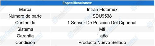 Sensor Arbol Levas Cmp Saab 9-7x 5.3l V8 08/09 Intran Foto 3