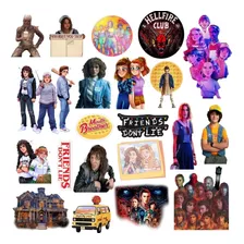 Stickers Stranger Things Modelo 2 Pack De 20 Unidades 