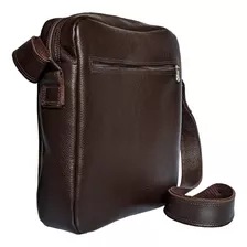 Shoulder Bag Pochete Lateral Bolsa Do Corre Couro Legítimo