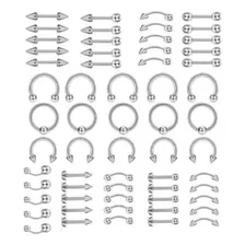 Kit Piercing Aretes Set 60 Pc