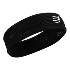 Faixa Cabeça Compressport Thin Headband Triathlon Run Preto 