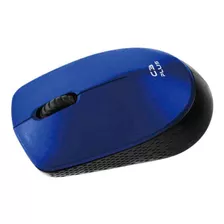 Mouse Wireless Sem Fio 1000dpi M-w17 C3tech Pilha Inclusa Cor Azul