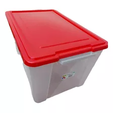 Caja Organizara, Almacenamiento Plastico 68 Litros