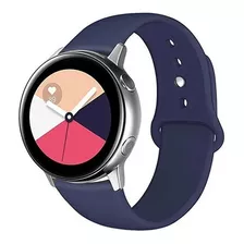 Malla Reloj Silicona Con Hebilla Smart Watch 22mm Gtr Imilab Ancho 22 Mm Color Azul Oscuro