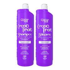 Kit Cronotrat Qatar Hair - Shampoo + Condicionador Balsamo