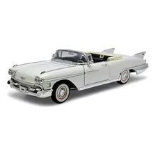 Miniatura Cadillac Eldorado Biarritz 1958 Branc Yatming 1/18