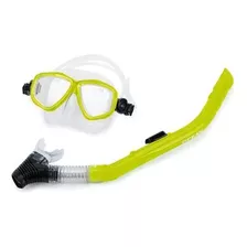 Kit Máscara E Snorkel Ocean Mormaii Cor Verde