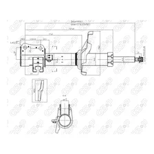 Amortiguador Del Der Breme Suzuki Baleno 96-97