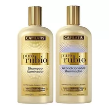 Shampoo Capilatis Puro Rubio 420 Ml.+ Acondicionador 420 Ml