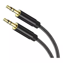 Cable De Audio Auxiliar Trenzado 3.5 Mm 2 Metros