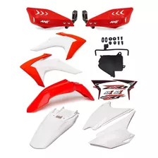 Kit De Plástico Amx Crf 230 2015 - 2018 + Protetor De Mão