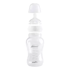 Biberon Evenflo 1126 Advanced 270ml/9oz Flujo Medio 3m+ Color Blanco