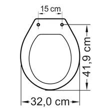 Assento Sanitário Oval Em Polipropileno Infantil Branco