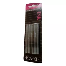 Carga Caneta Tinteiro Parker Azul Original Com 5un.