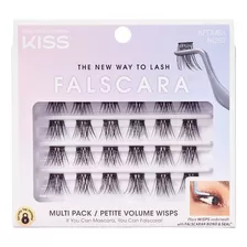 Pack Pestañas Kiss Falscara Postizas Naturales 24 Unidades Espesor 1 Mm Largo 7 Mm Tipo De Curvatura Total