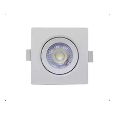 Spot De Led Embutir Quadrado 7w Branco - Foxlux