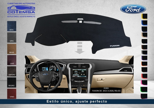 Cubretablero Automotriz Ford Fusion 2013 Al 2020 F61-eg Foto 5