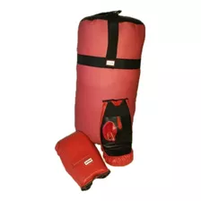 Kit Junior Para Treino ( Saco E Luva ) Shydori Cor Vermelho