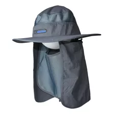 Gorro Sombrero Con Cubrenuca Y Cubrerostro Pesca Camping Uv