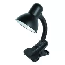 Lampara De Iluminacion Escritorio C/clip 220v Negro