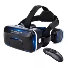 Óculos Vr Shinecon Realidade Virtual Bluetooth Controle Fone