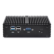 Mini Pc Industrial Fanless+intel I3+4gb+sd 120+4com+2hdmi