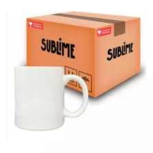 Caixa 36 Canecas Para Sublimação Nacional Sublime 325ml Lisa