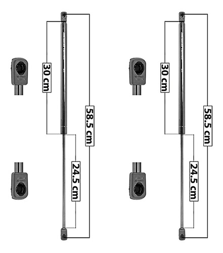 Kit 2 Amortiguadores Cofre (de Calidad) Clase C 02-07 Foto 5