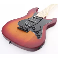 Guitarra Stratocaster Strinberg Sts100css Cherry Sb Fosca Material Do Diapasão Maple Orientação Da Mão Destro