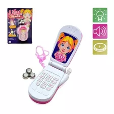 3 Unidades Telefone Celular Infantil Menina Fer Lily