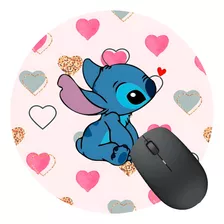 Mousepad Redondo Nuevo Alfombrilla Stitch Disney Lilo