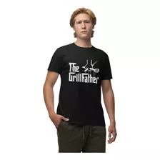 Playera T-shirt Dia Del Padre Grillfather Parrillero