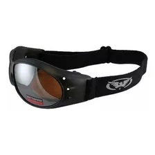 Visión Global Eliminator Motocicleta Gafas (negro Frame / Co