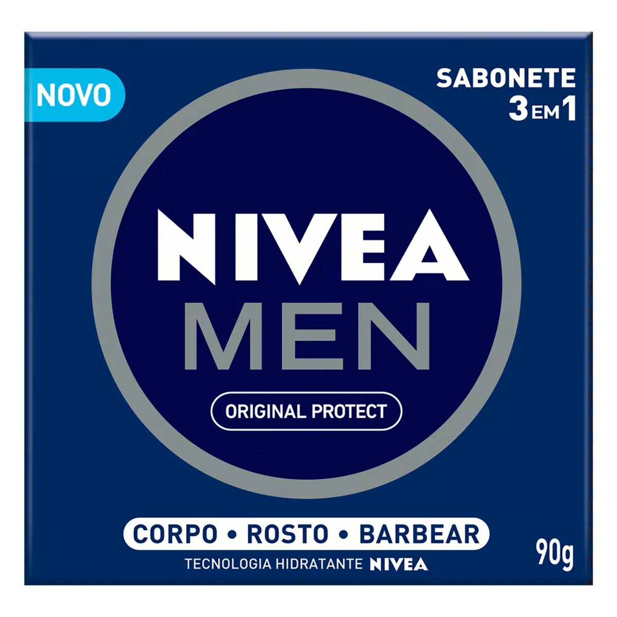 Sabão Em Barra Nivea Men Original Protect De 90 G