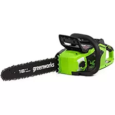 Motosierra Sin Escobillas Greenworks De 40 V Y 16 Pulgadas, 