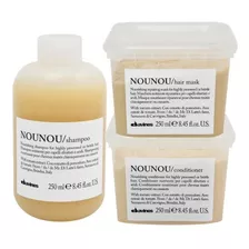 Davines Nounou Sh 250ml + Cond 250ml + Hair Mask 250ml