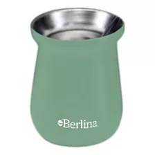 Mate Alto 260ml Berlina Verde, Doble Pared De Acero Inoxidab