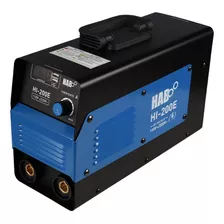 Soldadora Inverter Hab Hi-200e Azul 60hz 110v/220v Con Puertos Usb Cables Bornes 1/2