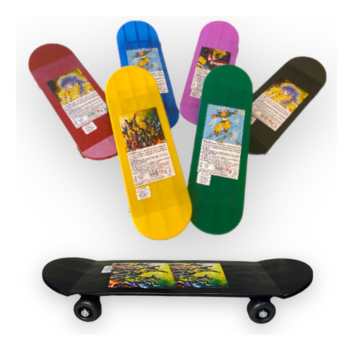 Skate Infantil Colorido Para Crianças Divertido Radical
