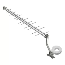 Antena Externa Digital - Log 28 - 14dbi - Potente! Kit