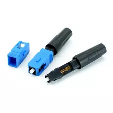 Conector Fast Rapido Fibra Optica Azul Sc / Upc 100 Unidades