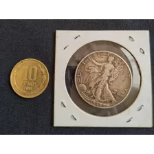 Moneda Estados Unidos Medio Dolar 1942 Plata. J 