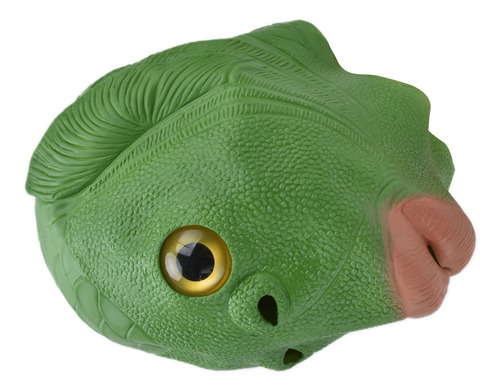 Cute Fish Head Mask Funny Animal Cosplay Prop Máscara De Lát
