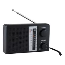 Radio Portátil Am Fm Con Bocina Altavoz Y Para Audifonos