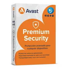 Avast Premium Security - 5 Pc - Original