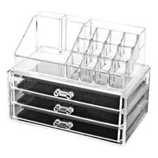 Organizador Maquillaje Acrilico Cajón Caja Porta Cosméticos