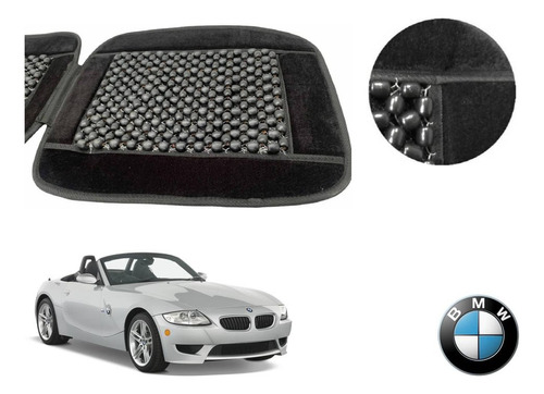 Respaldo Bolitas + Cubre Volante Piel Bmw Z4 2003 A 2009 Foto 6