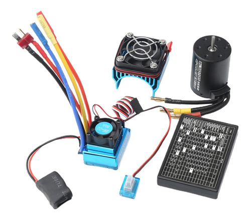 Foto de 650 3100kv Motor Sin Escobillas Esc Y Set De Radiador De 80a